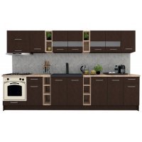 Bucatarie MARINA NEW 340 5C Wenge / Decor 8548